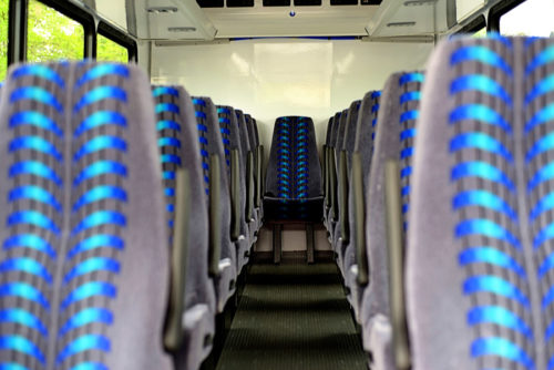Image of interior of bus