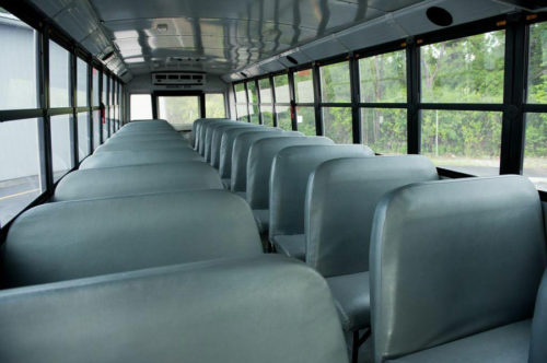 Image of inside of bus