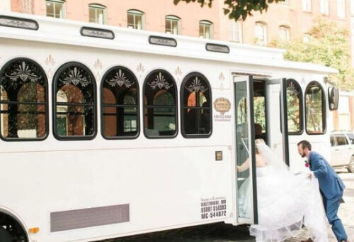 Wedding-trolley-Baltimore
